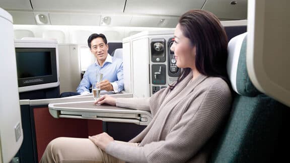 Cathay Pacific Business Class to Europe thumbnail 3