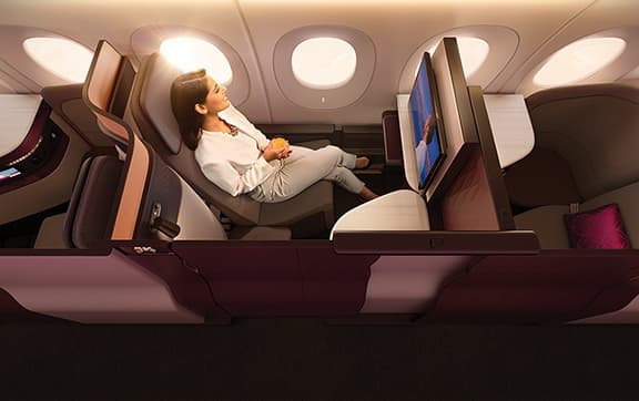 Qatar Airways Business Class to Europe thumbnail 6