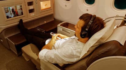 Royal Brunei Airlines Business Class to London from Melbourne thumbnail 2