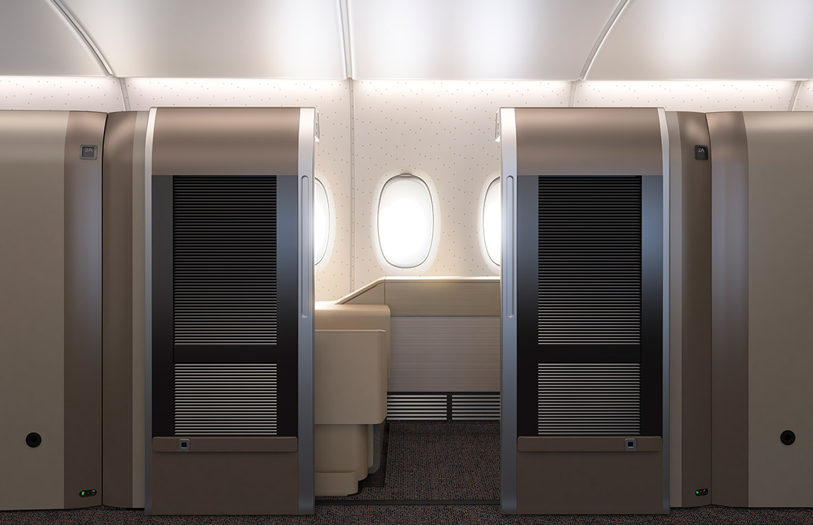 Business Suite Double Sliding Doors