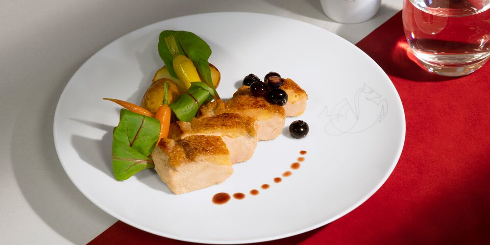 Gourmet dining.