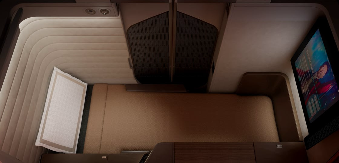 Oman Air Business Studio Lay Flat Bed